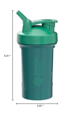BlenderBottle Classic V2 Shaker Bottle Perfect for Protein Shakes and Pre Workout, 28-Ounce, Clear/Black