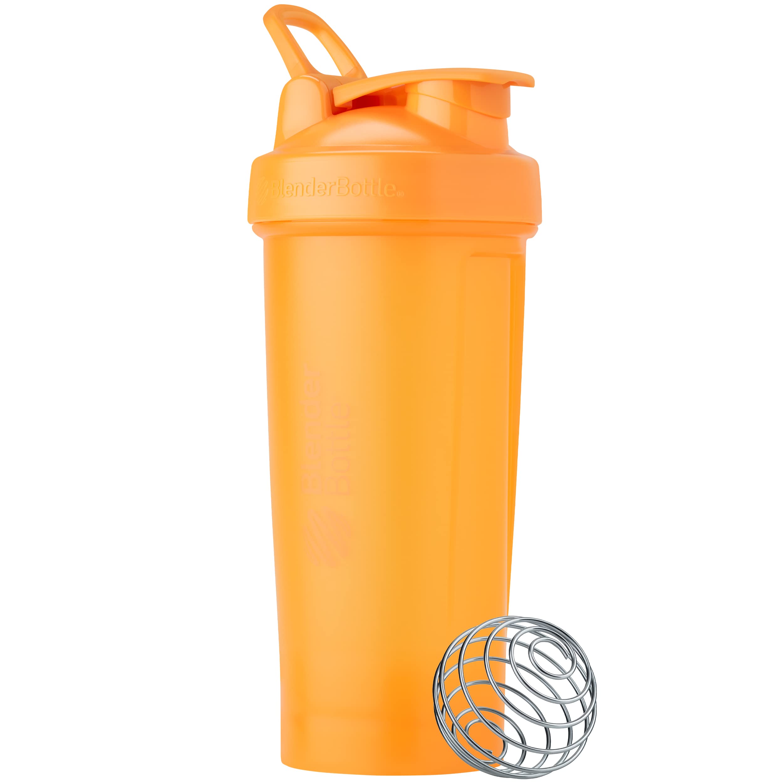 BlenderBottle Classic V2 Shaker Bottle Perfect for Protein Shakes and Pre Workout, 28-Ounce, Clear/Black
