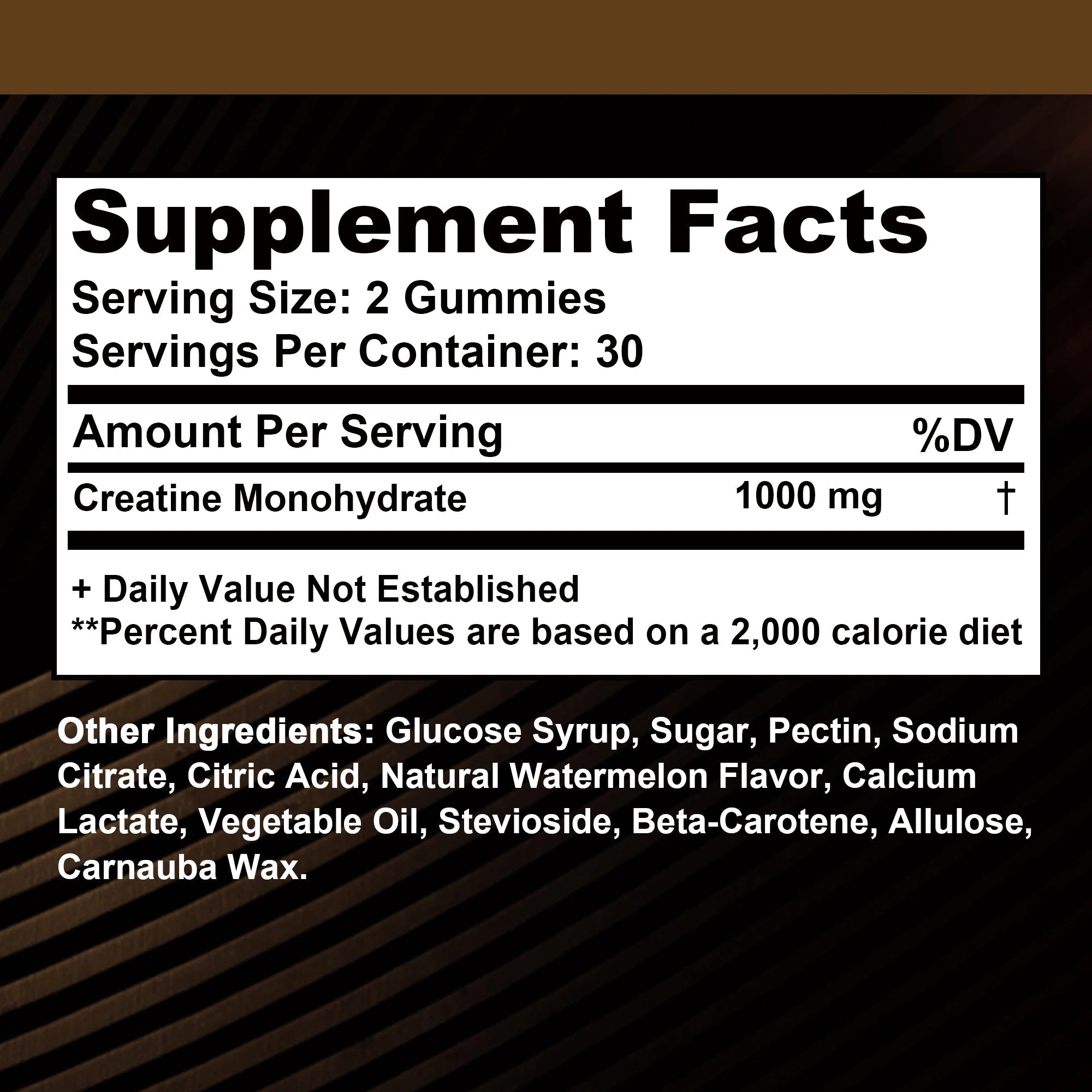 Creatine Monohydrate Gummies - Perna's place