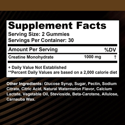 Creatine Monohydrate Gummies - Perna's place