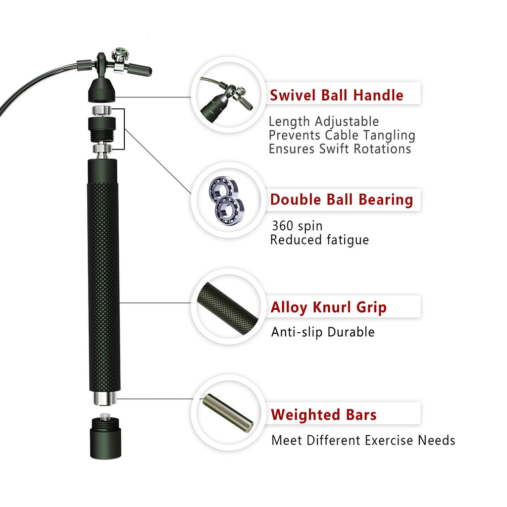 Crossfit Weighted Jump Rope - Perna's place