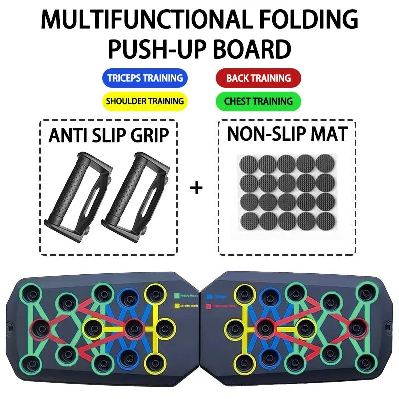 Push - up Board portable - At home Workout Set. - Perna's place