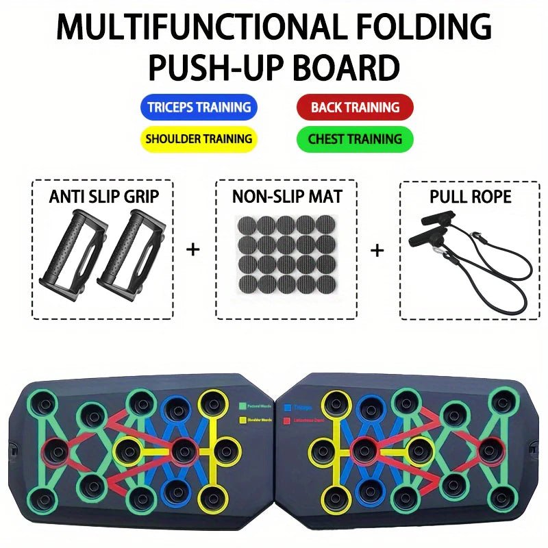 Push - up Board portable - At home Workout Set. - Perna's place