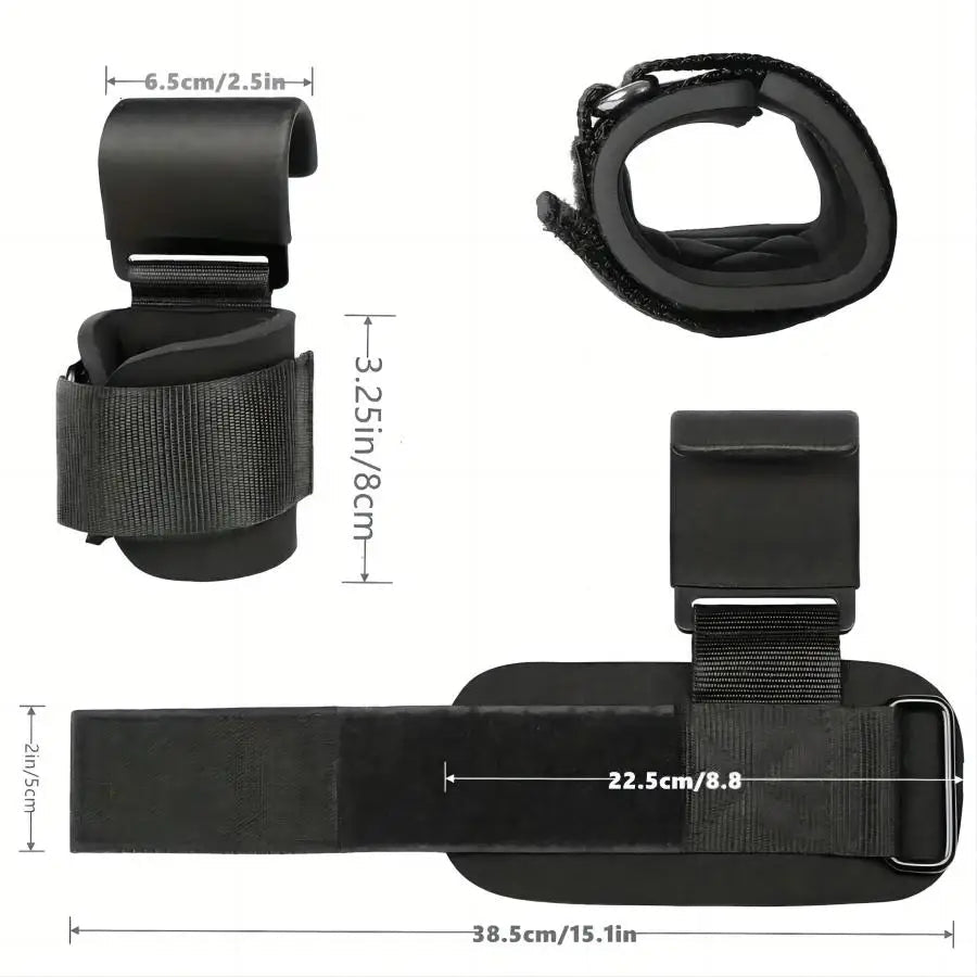 Weightlifting - Hooks With Extra Grip - Perna's place